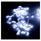 Cortina estrellas 350 led luz fría uso int ext 3,6 cm s3