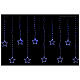 Star curtain 350 LEDs cold white indoor use 3.6 cm s1