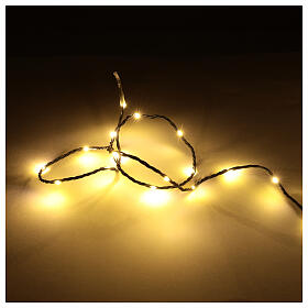 Christmas lights with 720 nano beans LED of warm white, indoor/outdoor, 36 m