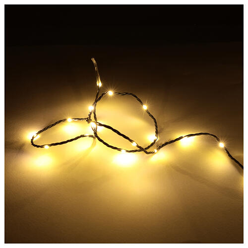 Christmas lights with 720 nano beans LED of warm white, indoor/outdoor, 36 m 2