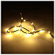 Cadena luces navideñas720 nano bean led luz cálida uso int/ext 16 m s2