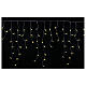 Light curtain of stalactites, 429 LED lighs of warm white, indoor/outdoor, 4 m s1