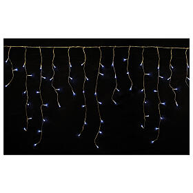 Light curtain of stalactites, 429 LED lighs of cold white, indoor/outdoor, 4 m