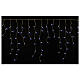 Cortina estalactitas luminosa 429 led luz fría uso int ext 4 cm s1