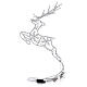 LED reindeer jumping 60 cold white lights indoor/outdoor use 60 cm s7