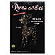 Acrylic reindeer with 80 LED lights, warm white, indoor/outdoor, h 60 cm s8