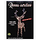 Reindeer, h 110 cm, crystal-effect wire, 160 warm LED lights, indoor/outdoor s8