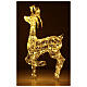 Lighted reindeer, 100 cm, crystal-effect wire, 140 warm LED lights, indoor/outdoor s1