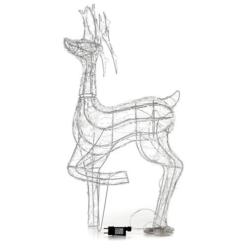 Rena luminosa fio altura 106 cm, 140 lâmpadas LED luz quente, para interior/exterior 8