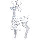 Lighted reindeer 140 cold white LEDs h 90 cm indoor outdoor s7