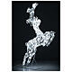 Jumping reindeer, h 80 cm, crystal-effect wire, 120 cold LED lights, indoor/outdoor s3