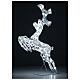 Reno que salta hilo cristal 120 led blanco hielo h 80 cm s3