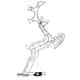 Reno que salta hilo cristal 120 led blanco hielo h 80 cm s8