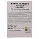Reno que salta hilo cristal 120 led blanco hielo h 80 cm s10
