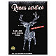 Lighted reindeer, h 110 cm, crystal-effect wire, 160 cold LED lights, indoor/outdoor s8