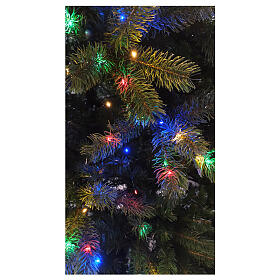 Christmas light curtain for Christmas tree, 294 multicoloured nanoLED lights, indoor/outdoor