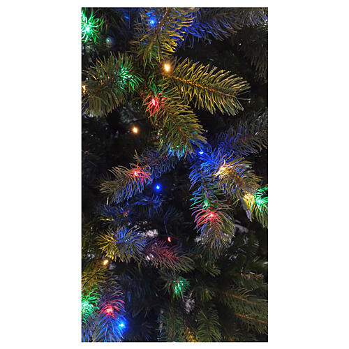 Christmas light curtain for Christmas tree, 294 multicoloured nanoLED lights, indoor/outdoor 1