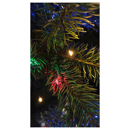 Christmas light curtain for Christmas tree, 294 multicoloured nanoLED lights, indoor/outdoor 3