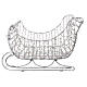 Christmas sleigh with cold white LED tube and lights, 32 in, for outdoorChristmas sleigh with cold white LED tube and lights, 32 in, for outdoor s8