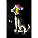 Infinity Light Christmas dog with multicoloured LEDs, INDOOR/OUTDOOR, 30x25 in s3
