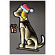 Infinity Light Perrito int ext LED multicolor 80x60 cm s1