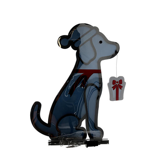 Infinity Light petit chien LEDs multicolores int/ext 80x60 cm 6