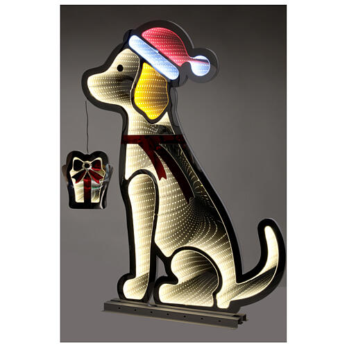 Infinity Light LED Puppy multicolor 80x60cm indoor outdoor 1