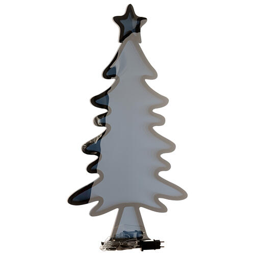 Weihnachtsbaum mit mehrfarbigen LEDs Infinity-Lichter Innen- und Außenbereich, 95x55 cm 5