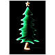 Infinity Light Christmas tree with multicoloured LEDs, INDOOR/OUTDOOR, 40x20 in s3