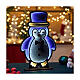 Infinity Light pinguino LED multicolor uso int est 80x55cm s2