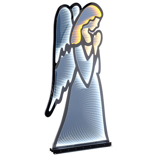 Infinity Light Christmas angel with white LEDs, INDOOR/OUTDOOR, 35x15 in 4