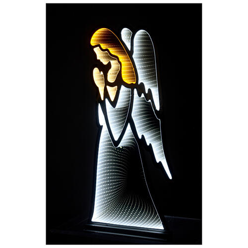 Infinity Light Christmas angel with white LEDs, INDOOR/OUTDOOR, 35x15 in 5