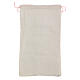 Saco para presentes tecido decorado branco 75x45 cm s4