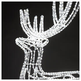 Warm white LED reindeer for indoor/outdoor 60 in