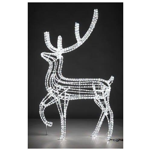 Warm white LED reindeer for indoor/outdoor 60 in 1