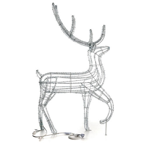 Warm white LED reindeer for indoor/outdoor 60 in 7