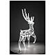 Warm white LED reindeer for indoor/outdoor 60 in s7