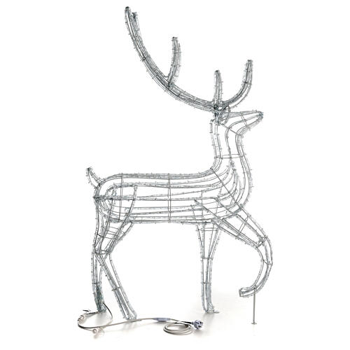 Renne LED blanc chaud int/ext 150 cm 8