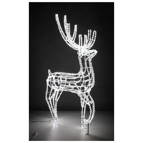 Renna led bianco caldo uso est int 150 cm 5