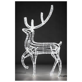 LED Reindeer warm white indoor outdoor 150 cm