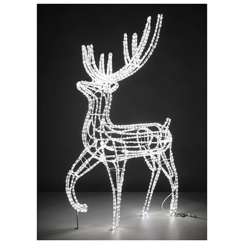 LED Reindeer warm white indoor outdoor 150 cm 3