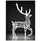 LED Reindeer warm white indoor outdoor 150 cm s5