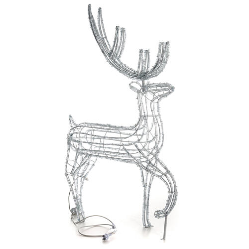 Cold white LED reindeer for indoor/outdoor 60 in 8
