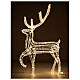 Renna uso int est led bianco ghiaccio 150 cm s1