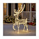 Renna uso int est led bianco ghiaccio 150 cm s2