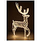 Renna uso int est led bianco ghiaccio 150 cm s6