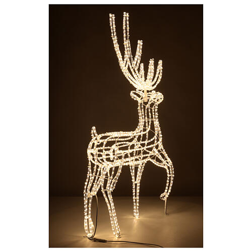 LED Reindeer indoor use cold white 150 cm 6