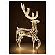 LED Reindeer indoor use cold white 150 cm s5