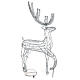 LED Reindeer indoor use cold white 150 cm s7