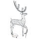 LED Reindeer indoor use cold white 150 cm s9